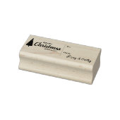 クリスマス名のパーソナライズのギフトラベル ラバースタンプ (スタンプ)