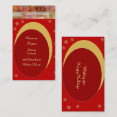 クリスマス名刺 名刺 (正面/裏面)