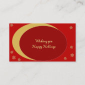 クリスマス名刺 名刺 (裏面)