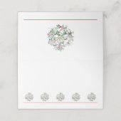 クリスマス名座席表 プレイスカード (外部開封)