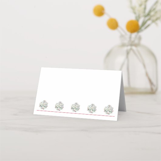 クリスマス名座席表 プレイスカード (正面)