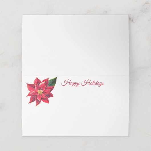 クリスマス名座席表 プレイスカード (外部開封)