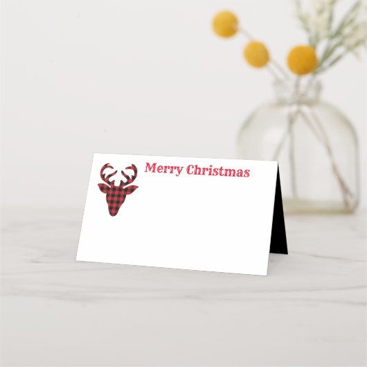 クリスマス名座席表 プレイスカード (正面)