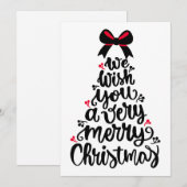 クリスマス名言 - クリスマスツリー愛好家 シーズンカード (正面/裏面)