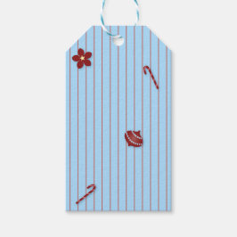 クリスマス名門私立校風のの梅 ギフトタグ