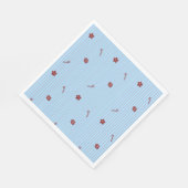 クリスマス名門私立校風のの梅 スタンダードランチョンナプキン (角)