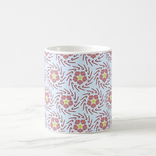 クリスマス名門私立校風の風車 コーヒーマグカップ (中央)