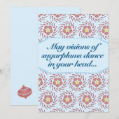 クリスマス名門私立校風の風車 シーズンカード (正面/裏面)