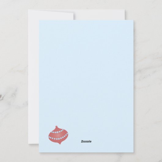 クリスマス名門私立校風の風車 シーズンカード (裏面)