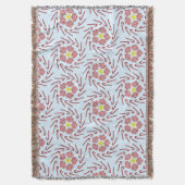 クリスマス名門私立校風の風車 スローブランケット (正面縦)