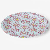 クリスマス名門私立校風の風車 ペーパープレート (アングル)