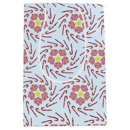 クリスマス名門私立校風の風車 ミディアムペーパーバッグ