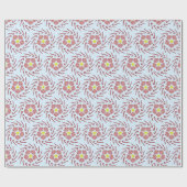 クリスマス名門私立校風の風車 ラッピングペーパー (フラット)