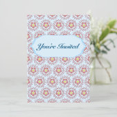 クリスマス名門私立校風の風車 招待状 (スタンド正面)