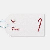 クリスマス名門私立校風の ギフトタグ (裏面横)