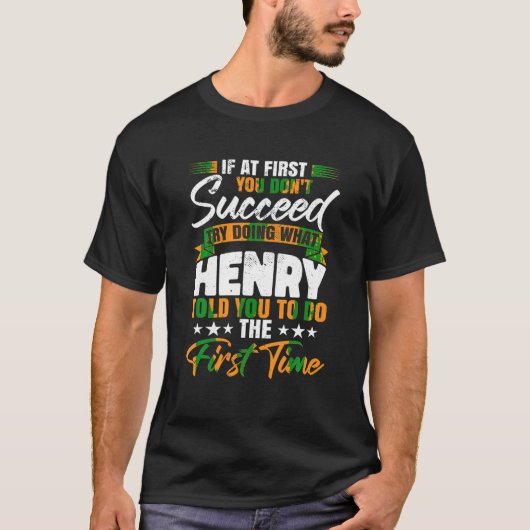 クリスマス名Henry T Shirt Tシャツ (正面)