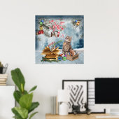 クリスマス向けの無料書籍 ポスター (ホームオフィス)