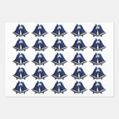 クリスマス品揃え包装紙シートセット3 ラッピングペーパーシート (正面3)