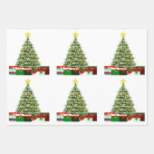 クリスマス品揃え包装紙 ラッピングペーパーシート (正面3)