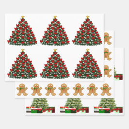 クリスマス品揃え包装紙 ラッピングペーパーシート