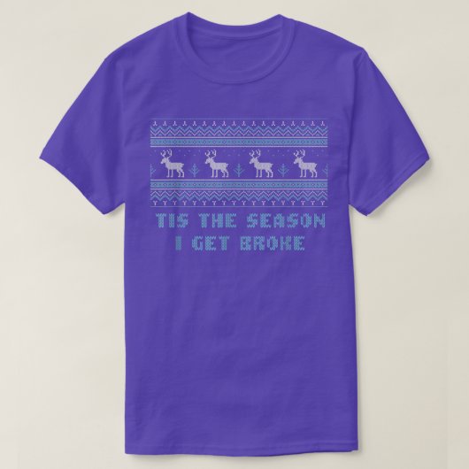 クリスマス商店街Xmが壊れる季節 Tシャツ (デザイン正面)