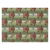 クリスマス回転木馬 テーブルクロス (正面(横))