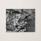 クリスマス図解入りの、写真付きの出生シーン ジグソーパズル (横)