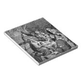 クリスマス図解入りの、写真付きの出生シーン ノートパッド (アングル)