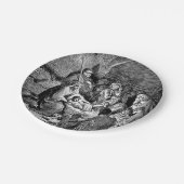 クリスマス図解入りの、写真付きの出生シーン ペーパープレート (アングル)