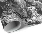 クリスマス図解入りの、写真付きの出生シーン ラッピングペーパー (ロールコーナー)