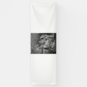 クリスマス図解入りの、写真付きの出生シーン 横断幕 (縦)