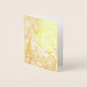 クリスマス図解入りの、写真付きの出生シーン 箔カード (正面)