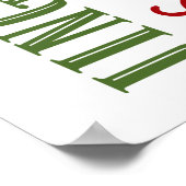 クリスマス地下鉄 ポスター (角)