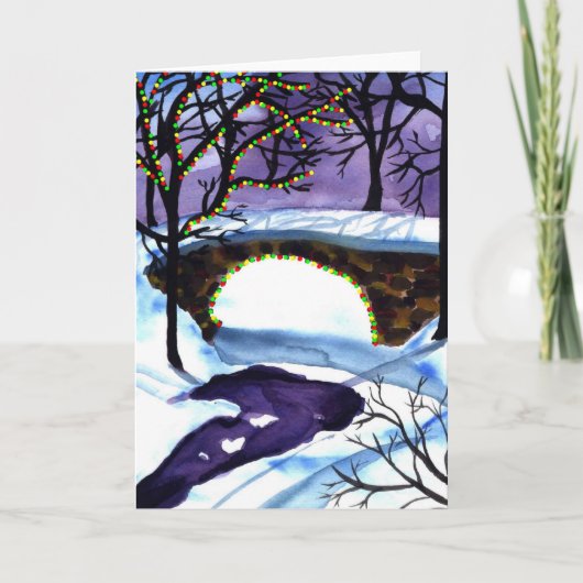 クリスマス場面クリスマスカード シーズンカード (正面)