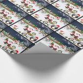 クリスマス場面 ラッピングペーパー (角)