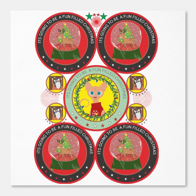 クリスマス壁紙 壁紙 (正面)