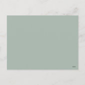 クリスマス夕食のビクトリア時代の人 シーズンポストカード (裏面)