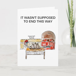 クリスマス夕食の挨拶状 シーズンカード