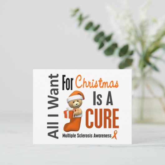 クリスマス多発性硬化症に必要なもの シーズンポストカード (スタンド正面)