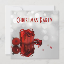 クリスマス大切プレゼント – パーティの招待状 招待状