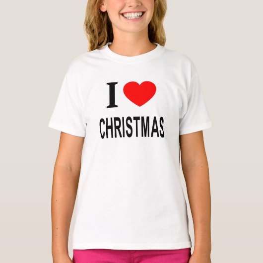クリスマス大好きです Tシャツ (正面)