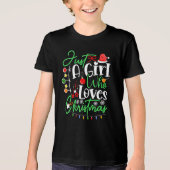 クリスマス大好き女子 トライブレンドTシャツ (正面)