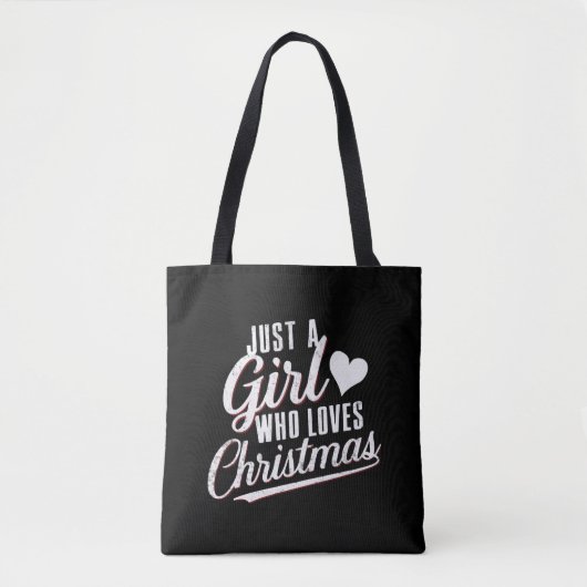 クリスマス大好き女子 トートバッグ (正面)