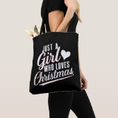 クリスマス大好き女子 トートバッグ (クローズアップ)