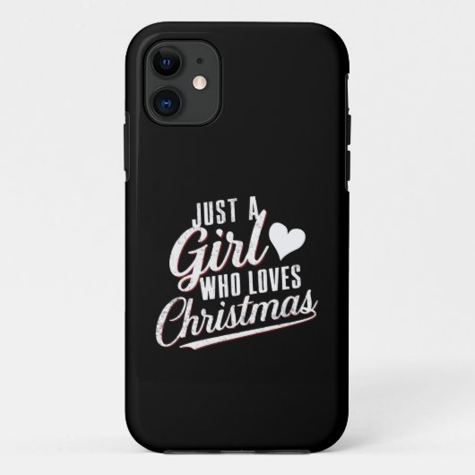 クリスマス大好き女子 Case-Mate iPhoneケース (裏面)