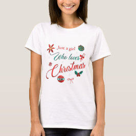 クリスマス大好き女子 Tシャツ