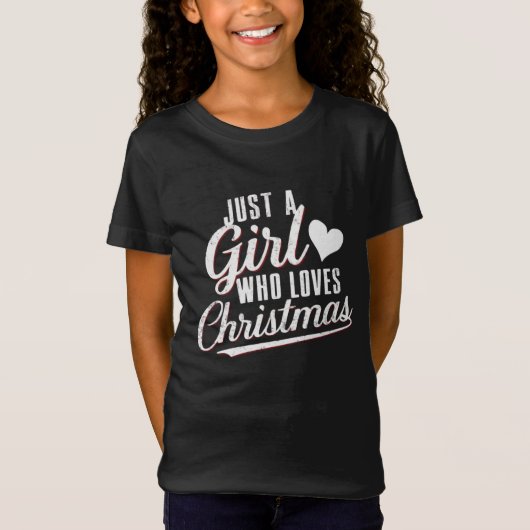 クリスマス大好き女子 Tシャツ (正面)