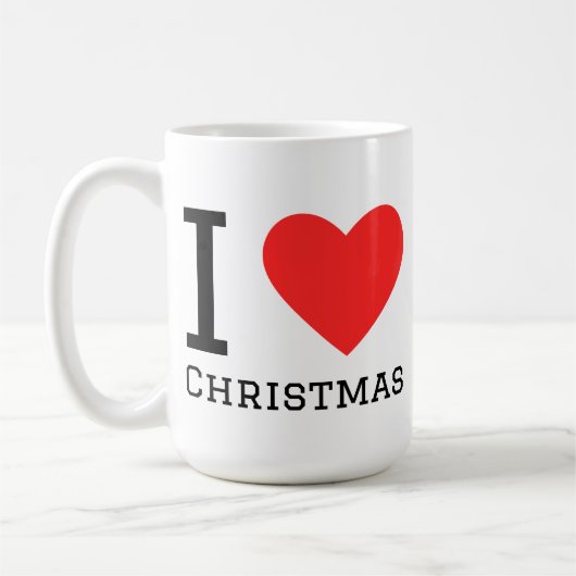 クリスマス大好き コーヒーマグカップ (左)