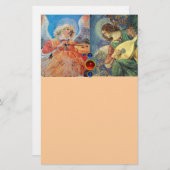 クリスマス天使を作る音楽,ブルーピーチ 便箋 (正面/裏面)