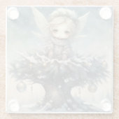 クリスマス天使 ガラスコースター (裏面)